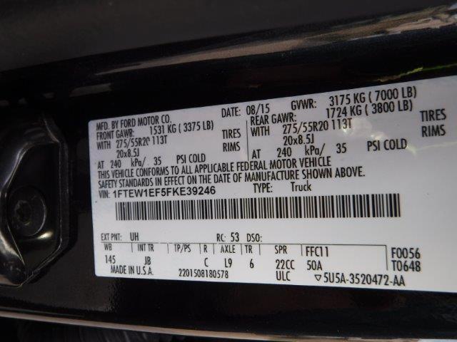 2015 FORD F150 SUPER - 1FTEW1EF5FKE39246