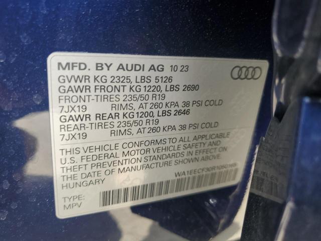 VIN WA1EECF30R1050165 2024 AUDI Q3 no.13