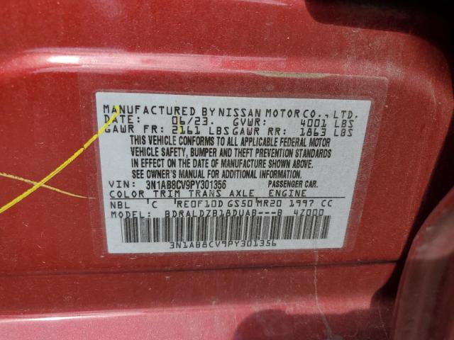 2023 NISSAN SENTRA SV - 3N1AB8CV9PY301356