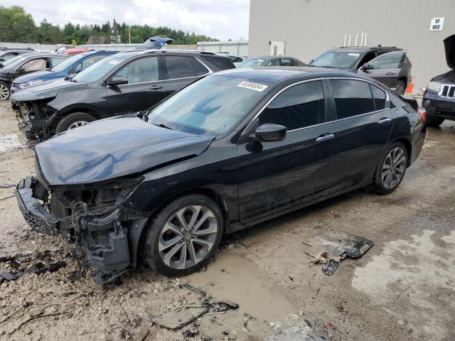 Vin: 1hgcr2f59fa227306, lot: 65389554, honda accord sport 20151