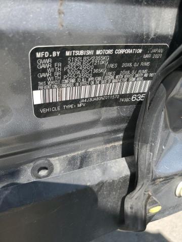 2022 MITSUBISHI OUTLANDER - JA4J3UA80NZ011570