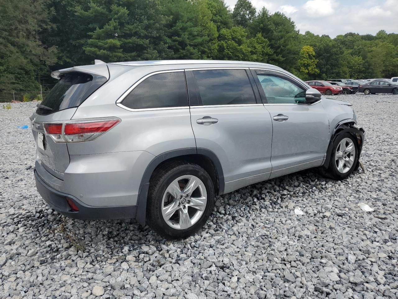 TOYOTA HIGHLANDER 2016 blue  gas 5TDDKRFH2GS246603 photo #4