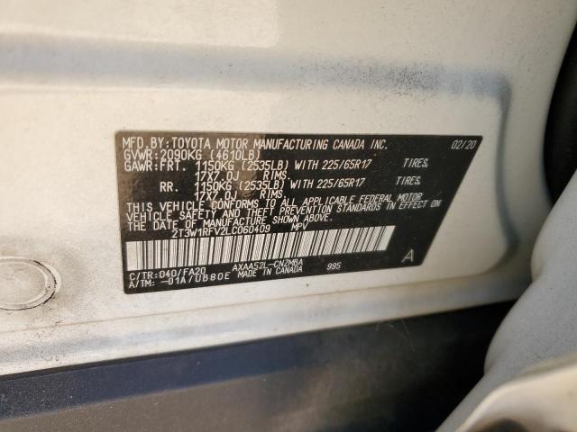 2020 TOYOTA RAV4 XLE - 2T3W1RFV2LC060409