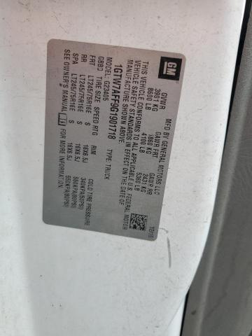 2016 GMC SAVANA G25 1GTW7AFF9G1901718