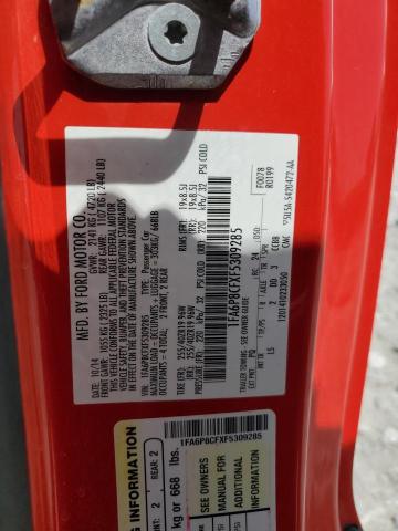 2015 FORD MUSTANG GT - 1FA6P8CFXF5309285