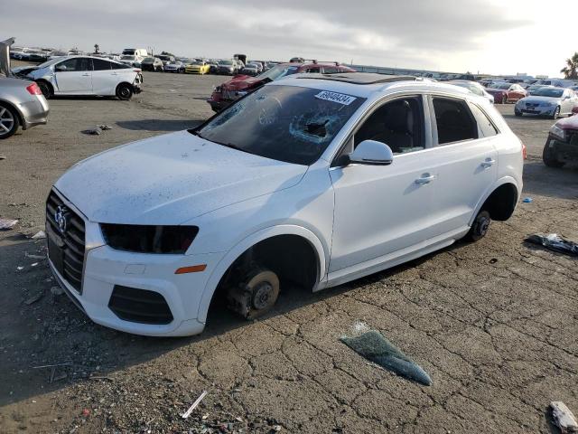 AUDI Q3 PREMIUM 2017 white  gas WA1JCCFS2HR010813 photo #1