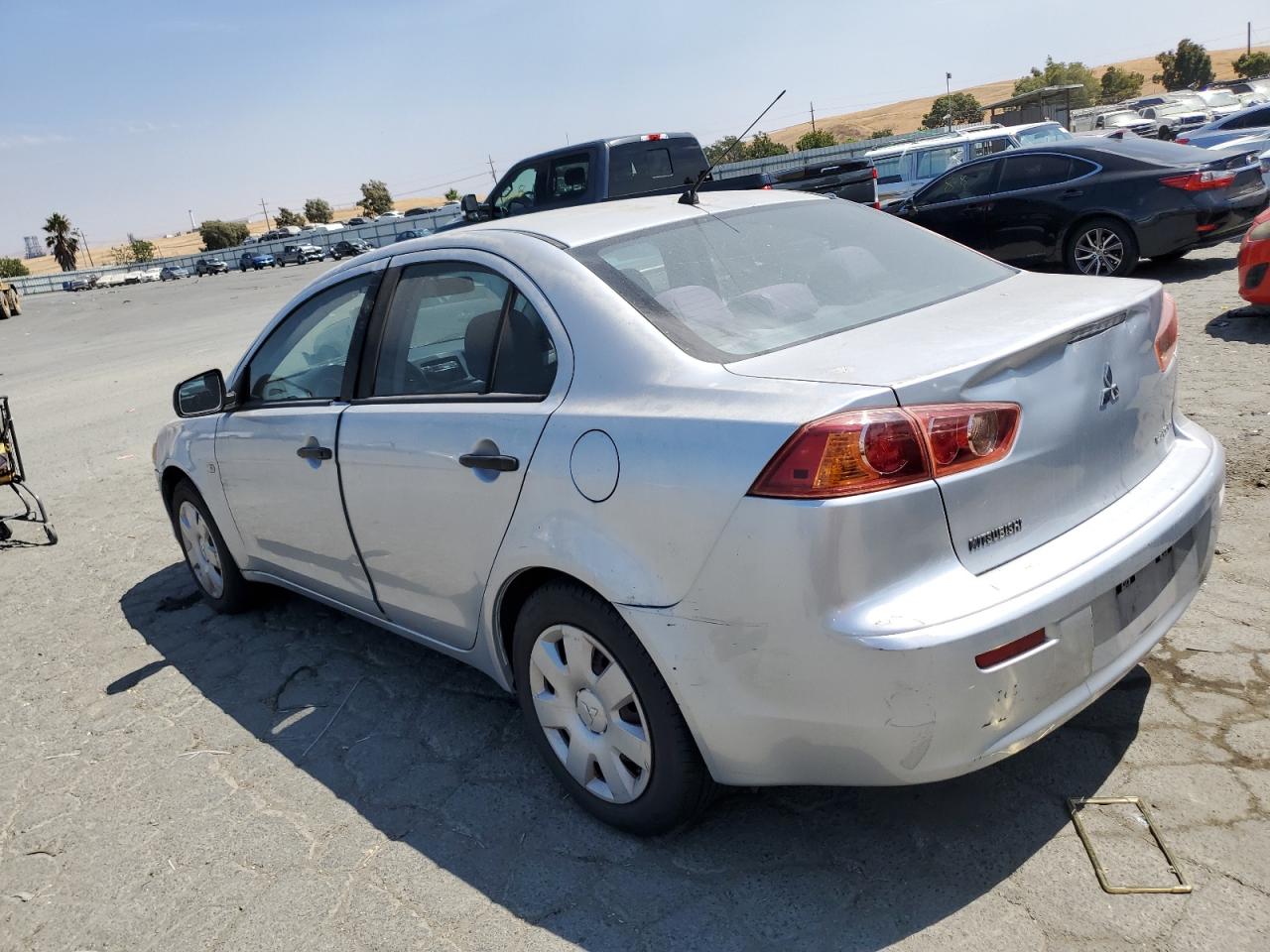 MITSUBISHI LANCER DE 2008 silver  gas JA3AU16U28U031732 photo #3