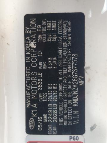 2016 KIA SOUL - KNDJN2A26G7377578