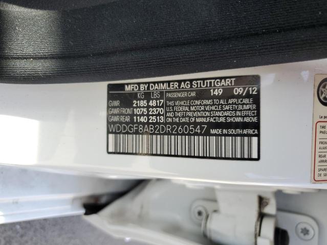 VIN WDDGF8AB2DR260547 2013 Mercedes-Benz C-Class, 3... no.12