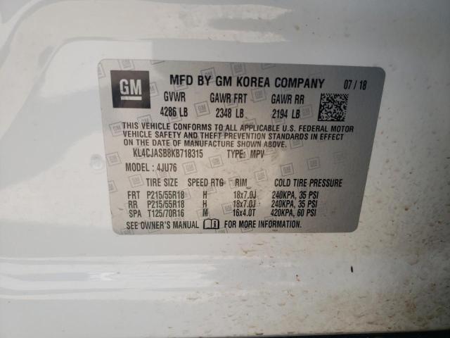 2019 BUICK ENCORE PRE - KL4CJASB8KB718315