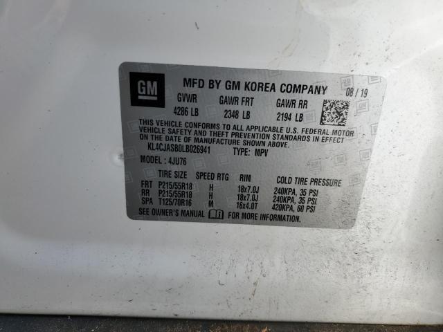 2020 BUICK ENCORE PRE - KL4CJASB0LB026941