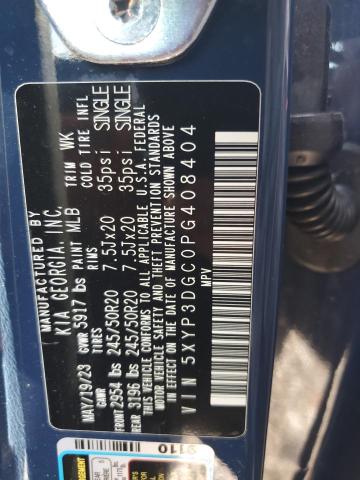 2023 KIA TELLURIDE - 5XYP3DGC0PG408404