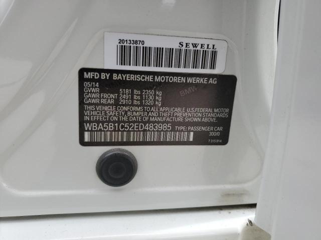 VIN WBA5B1C52ED483985 2014 BMW 5 SERIES no.12