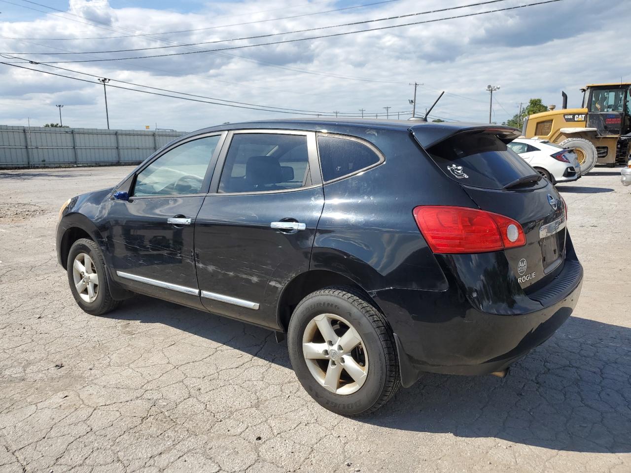 NISSAN ROGUE S 2013 black  gas JN8AS5MVXDW620427 photo #3