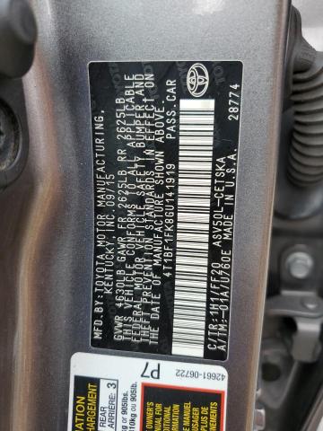 2016 TOYOTA CAMRY LE - 4T1BF1FK8GU141919