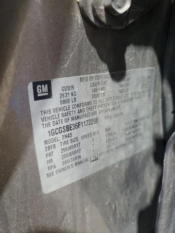 2015 CHEVROLET COLORADO L - 1GCGSBE36F1172298