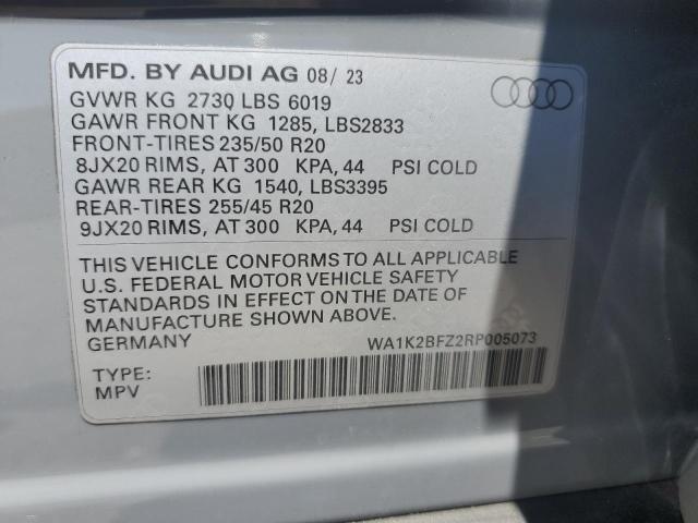 2024 AUDI Q4 E-TRON WA1K2BFZ2RP005073  66545784