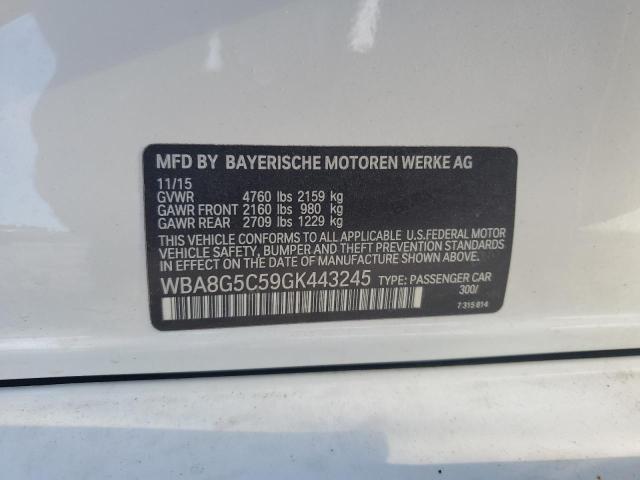 VIN WBA8G5C59GK443245 2016 BMW 3 Series, 328 XI no.12