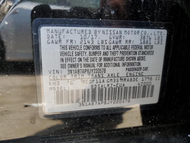 2018 NISSAN SENTRA S - 3N1AB7AP8JY220578