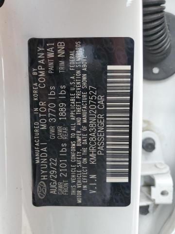 2022 HYUNDAI VENUE SEL - KMHRC8A38NU207527