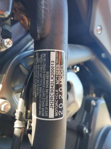 2020 HONDA NC750 XD JH2RC9042LK200013