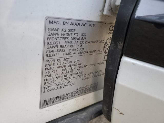 2018 AUDI Q7 TECHNIK WA1WAAF71JD008016