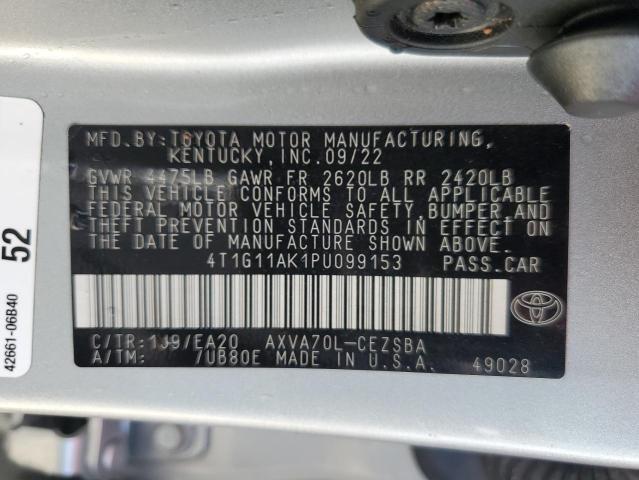 2023 TOYOTA CAMRY SE N 4T1G11AK1PU099153  66474254