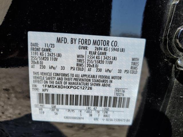 2023 FORD EXPLORER X - 1FMSK8DHXPGC12726