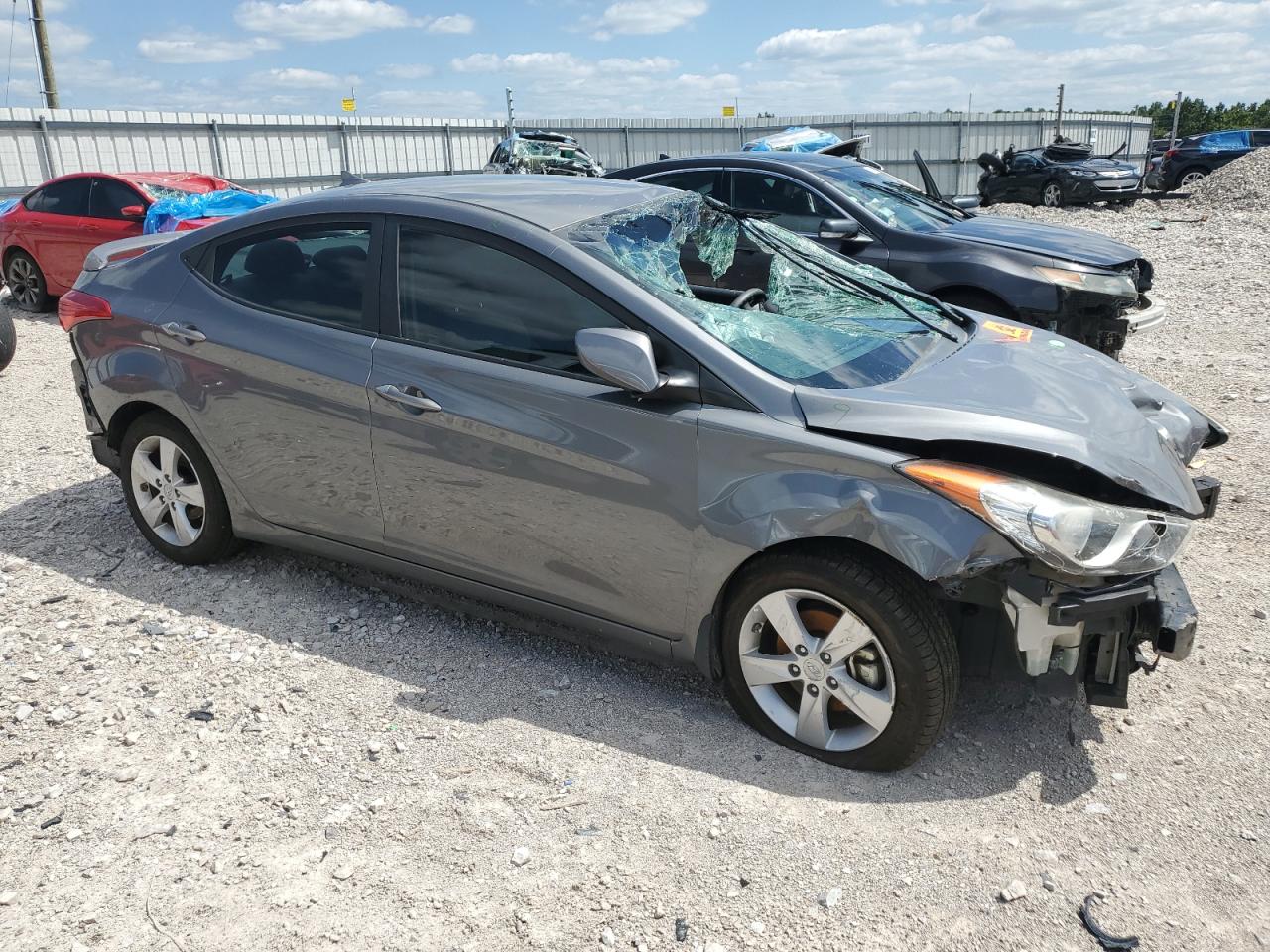 Lot #2809240112 2013 HYUNDAI ELANTRA GL