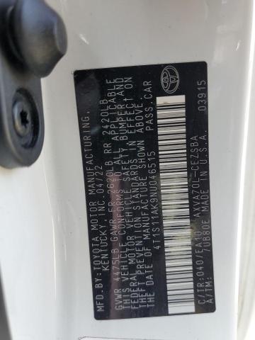 2022 TOYOTA CAMRY NIGH - 4T1S11AK9NU046515