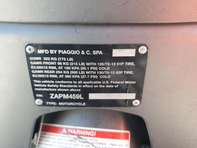 2016 VESPA GTS 300 SU ZAPM459L8G5101427