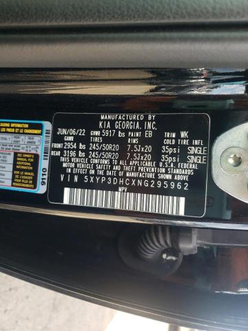 2022 KIA TELLURIDE - 5XYP3DHCXNG295962