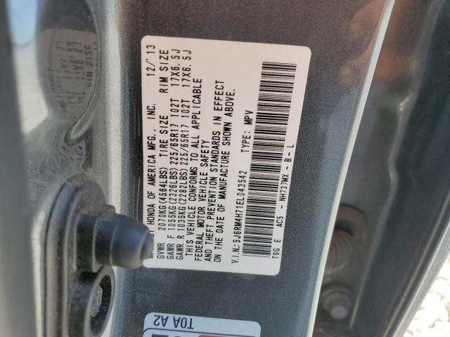 VIN 5J6RM4H71EL043542 2014 Honda CR-V, Exl no.13