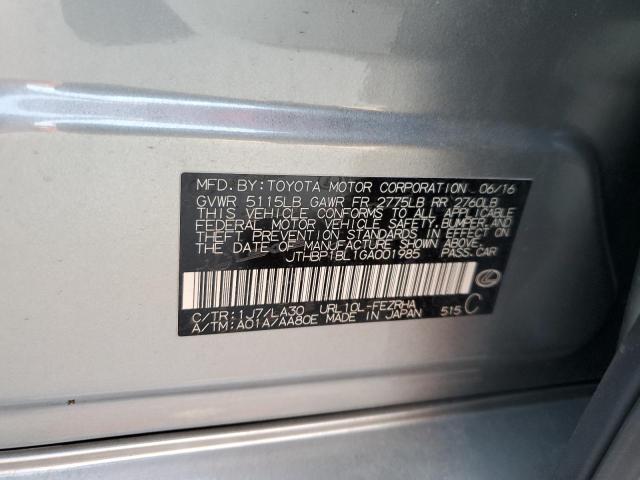 2016 LEXUS GS-F JTHBP1BL1GA001985