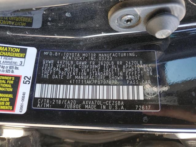 VIN 4T1T11AK7PU797877 2023 Toyota Camry, Se Night S... no.13