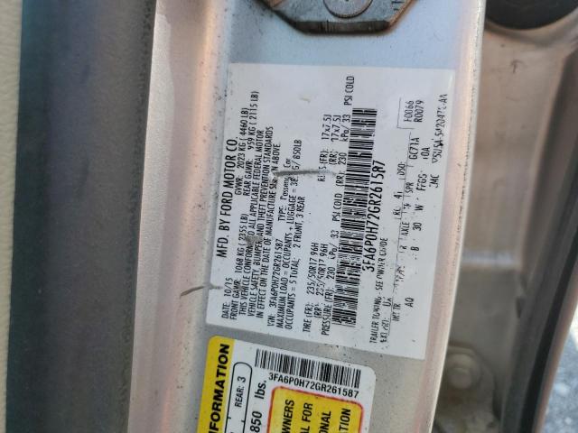 VIN 3FA6P0H72GR261587 2016 Ford Fusion, SE no.13