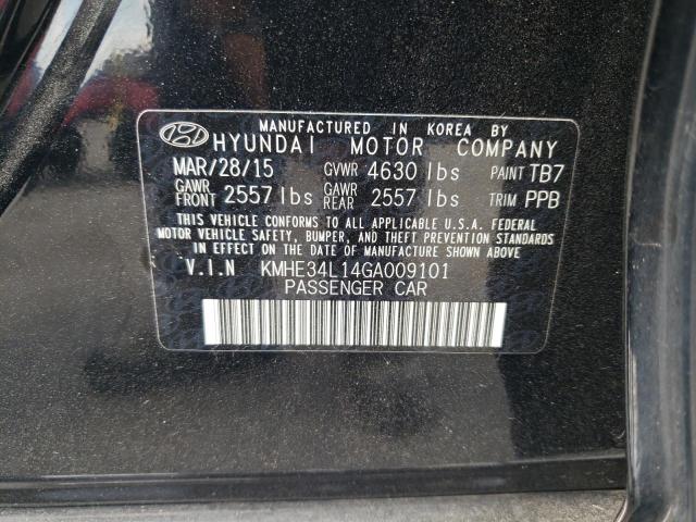 2016 HYUNDAI SONATA HYB - KMHE34L14GA009101