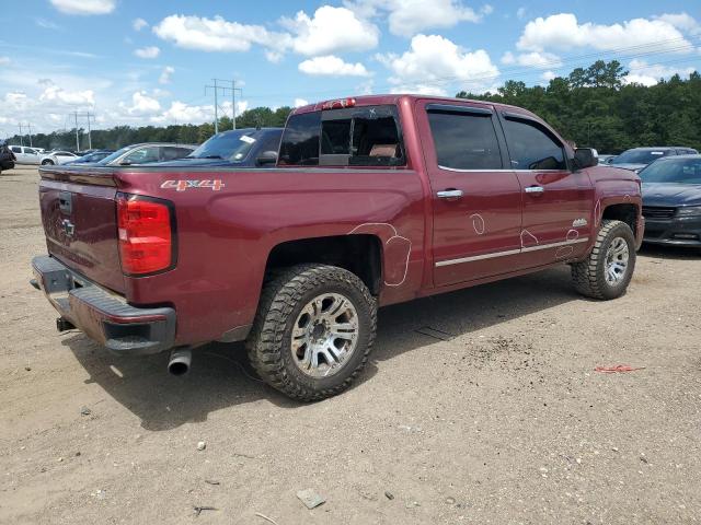 CHEVROLET SILVERADO 2015 maroon crew pic gas 3GCUKTEC5FG368131 photo #4