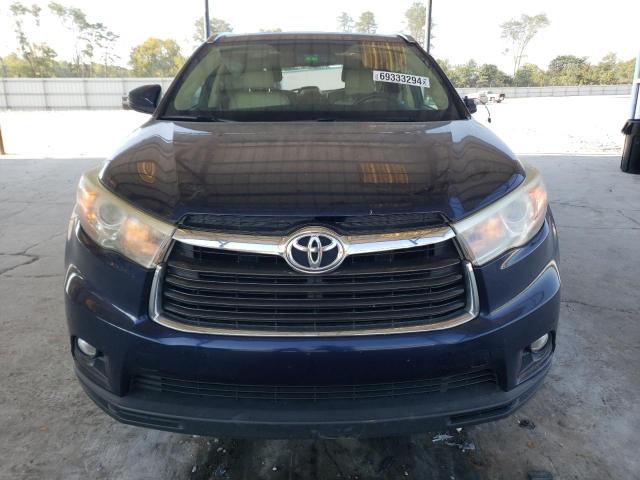 VIN 5TDKKRFH4FS113105 2015 Toyota Highlander, Xle no.5