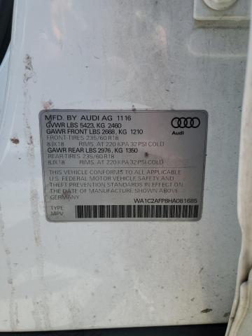 VIN WA1C2AFP8HA081685 2017 Audi Q5, Premium no.13