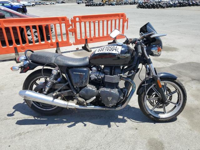 TRIUMPH MOTORCYCLE BONNEVILLE 2009 black road/str gas SMT900K139T404579 photo #1