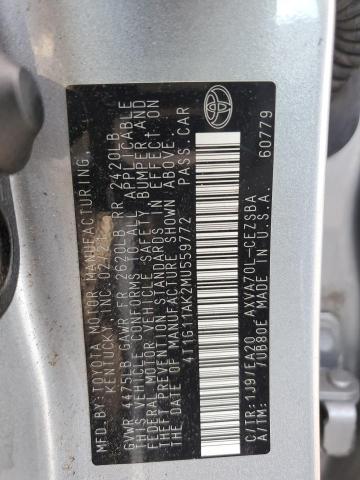 VIN 4T1G11AK2MU559772 2021 Toyota Camry, SE no.12