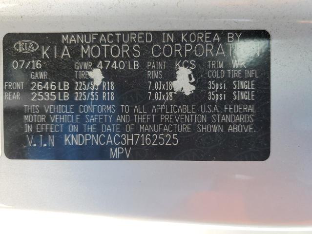 2017 KIA SPORTAGE E - KNDPNCAC3H7162525