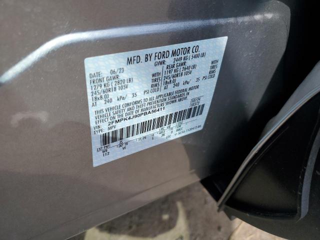 2023 FORD EDGE SEL - 2FMPK4J90PBA56411