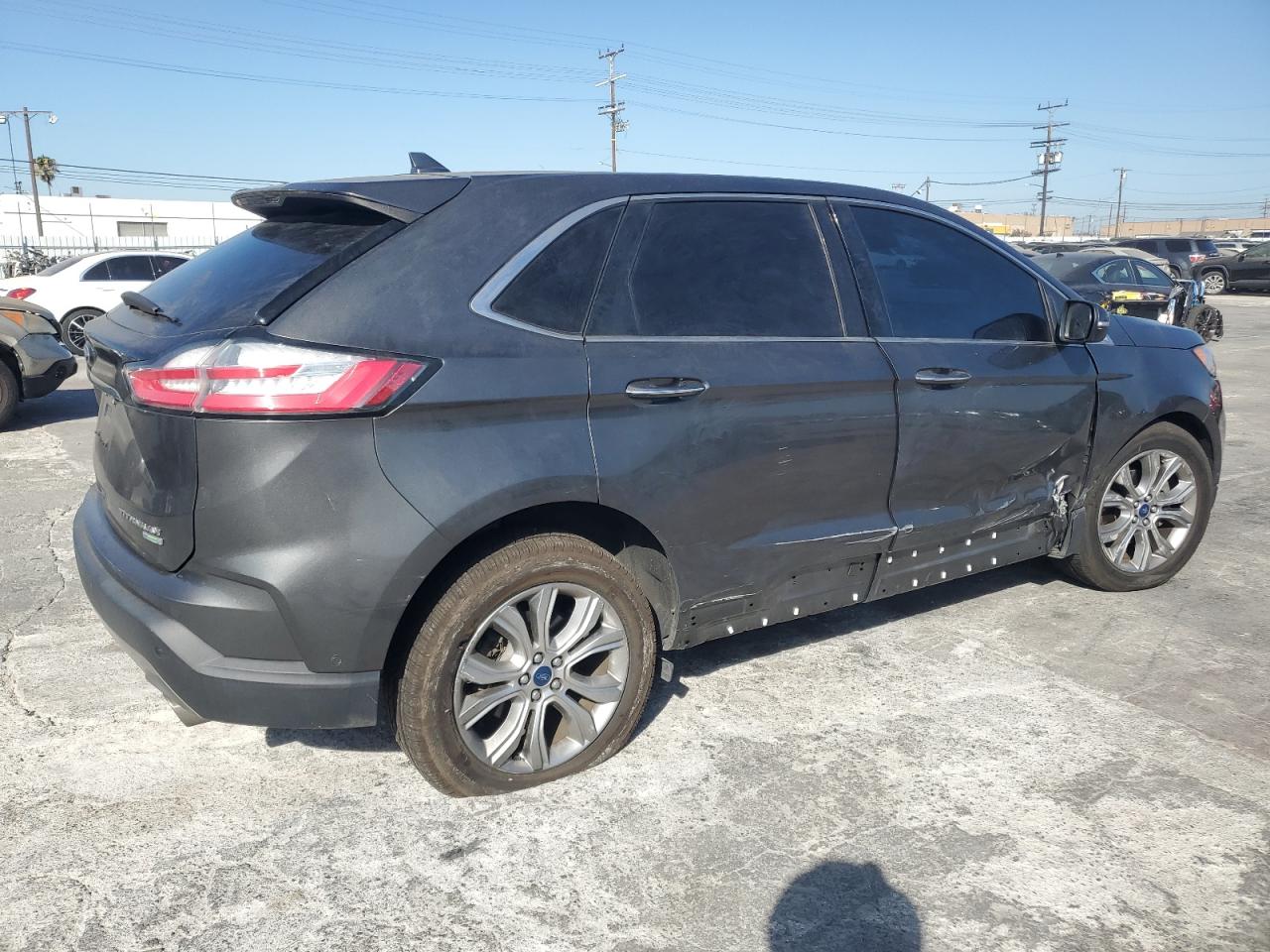 Lot #2935997759 2019 FORD EDGE TITAN