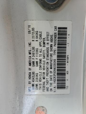 2017 HONDA ACCORD EXL - 1HGCR3F80HA009046