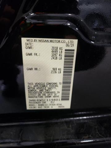 2020 NISSAN ALTIMA SR - 1N4BL4CW2LC119801