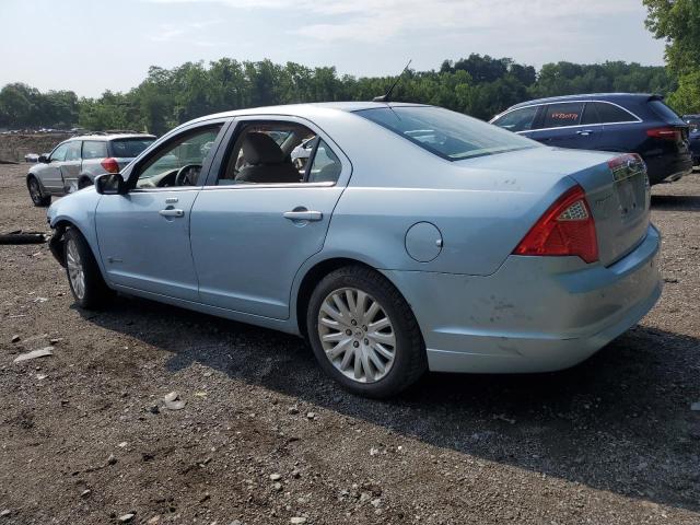 FORD FUSION HYB 2010 blue sedan 4d hybrid engine 3FADP0L3XAR159408 photo #3