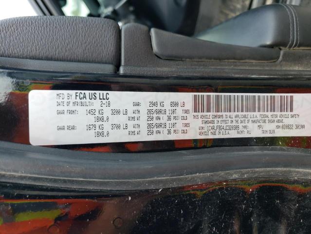 2018 JEEP GRAND CHER - 1C4RJFBG4JC320309