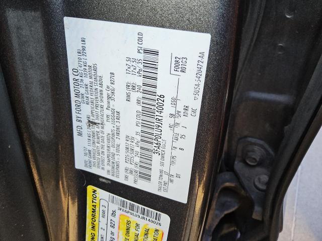 VIN 3FA6P0LU9JR140026 2018 Ford Fusion, Se Hybrid no.12